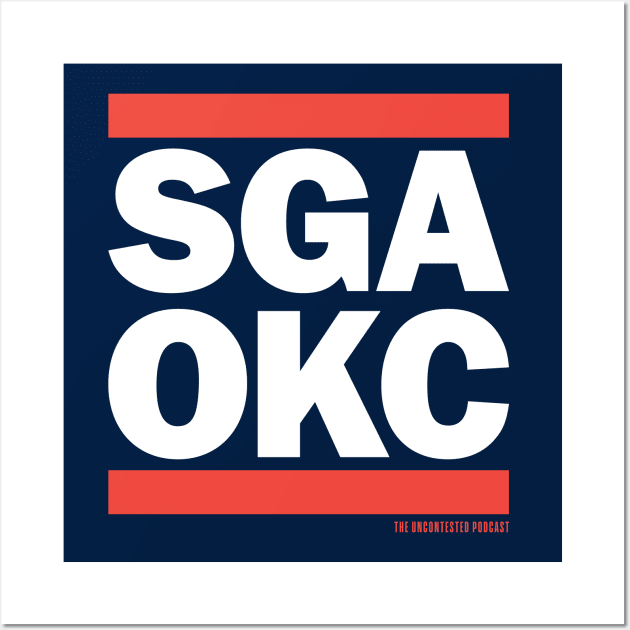 SGA OKC Wall Art by The Uncontested